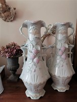 Hatalmas, limitált szériás Royal Dux vázák / váza páros