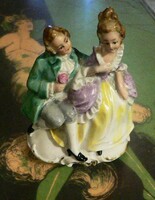 W & a porcelain rococo couple