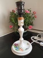 Herendi virágmintás porcelán lámpatest