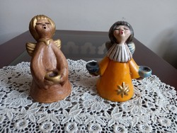 Bozner engles in thun ceramic angel pair