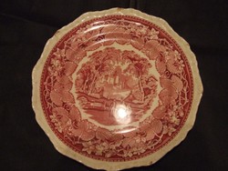 Antik angol Masons Ironstone jelenetes tányér