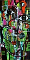Simeon Gonzales (1973) – 120x60 Rostro de Esperanza II -A remény arca