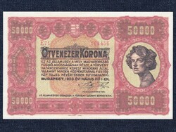 Kisméretű Korona államjegyek 50000 Korona bankjegy 1923 Replika (id61167)