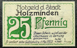 Németország notgeld 1921 25 pfennig UNC