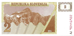 Szlovénia 2 tolar 1990 UNC