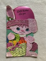 Embossed Easter Postcard, Greeting Card - England - Large Size !!