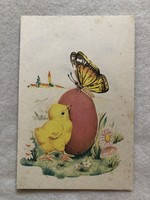 Old graphic easter postcard