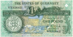 Guernsey 1 pound 1991 unc