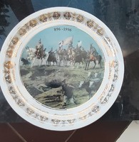 Collector zsolnay in the vest panorama wall plate
