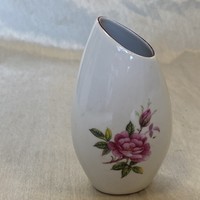 Kisméretű Hollóházi porcelán váza