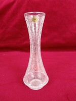 Repesztett üveg - kristály váza