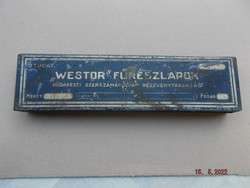 Old saw blade holder box --- westor ---