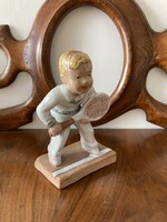 Sweaty ceramic - tennis boy figure