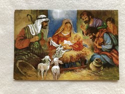 Embossed Christmas postcard, greeting card - u.S.A.