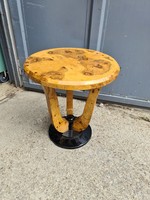 Art deco poplar small table, storage table