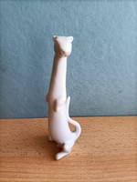 Hollóházi porcelán ürge figura