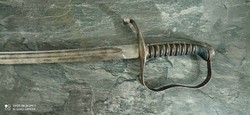 Old sword with a nice blade and grip