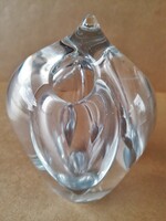 Szignált művészi üveg váza