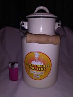 Zománcos tejes kanna - két literes