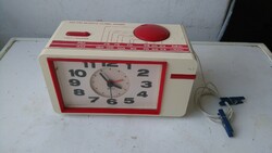 Retro! - 70s Japanese seiko alarm clock -radio-small quartz watch -rare type- - works-cheap!