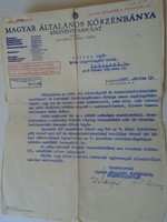 KA337.10  Magyar Általános Kőszénbánya  Rt.  Tatabánya Dorog Tokod 1947