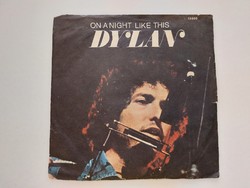 Retro hanglemez bakelit kislemez 1974 Bob Dylan