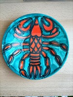 Bártfay judit ceramic crab plate