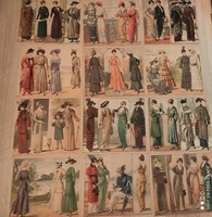 Grosse modenvelt wien - berlin 1914 fashion lithograph lithograph