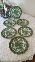 Beautiful English grindley faience flat plate 6 pcs.