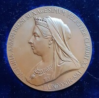 Queen Victoria, Jubilee Bronze Medal 1837-1897, in original box