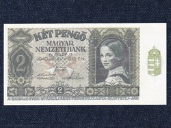 Háború előtti sorozat (1936-1941) 2 Pengő bankjegy 1940 Replika Címer jobb oldalon (id61157)