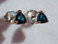 London topaz 925 silver earrings