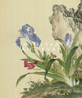 Lang Shining/G. Castiglione 18. századi kínai selyem festmény reprint nyomat kék írisz pipacs szikla