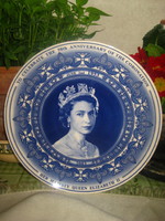 II. Erzsébet   ,  Wedgwood  porcelán  223 mm