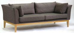 Stouby 3-seater sofa with textile upholstery. Danish design