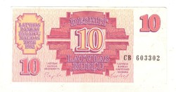 10 Rubel ruble 1992 Latvia