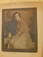 Női fotó portré 1923 - Photo Leipzig