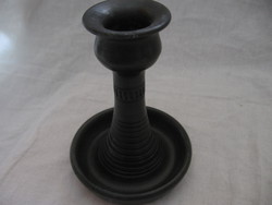 Mohács black ceramic candle holder ginter joseph