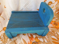 Blue wooden bed - baby bed