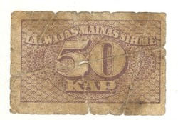50 kap kapeikas 1920 Lettország