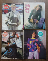 Fürge ujjak kézimunka magazin 1986-1989 - 4 db egyben