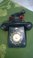 50-es évek Telefongyár-Bakelit tárcsás telefon kompl.