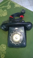 Retro  vezetékes telefon-Bakelit tárcsás telefon kompl. Magyar Posta