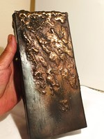 Percz János iparmuvészeti bronz váza