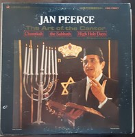 Jewish Vinyl Record: Jan Peerce the Art of the Cantor - Vinyl LP - Jewish Music - Judaica