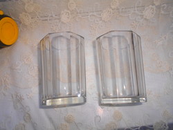 2 glasses of ground, soft drink glass - the price is for 2 pcs