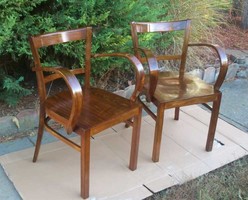 Curiosity! Special art deco chairs with armrests. Lajos Kozma circa 1920.