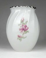 1I965 Virágmintás Apulum porcelán váza 16 cm