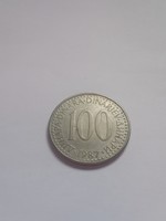 Szép 100  Dínár 1987 !! ( 2 )