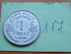 FRANCIA 1 FRANK 1946 ALU.  117.